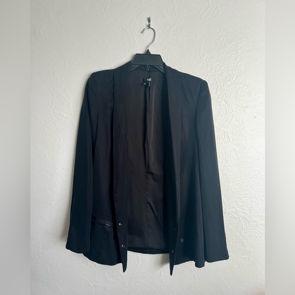 PAIGE Black Women's Blazer Size Xsmall Tencel
Double Breasted Light Weight - Picture 2 of 15